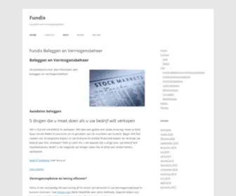 Fundix.nl(Aandelen en Vermogensbeheer) Screenshot