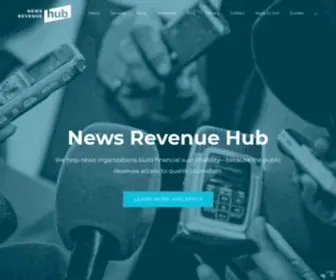 Fundjournalism.org(News Revenue Hub) Screenshot