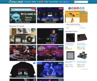 Fundjstuff.com(DJ Setup) Screenshot