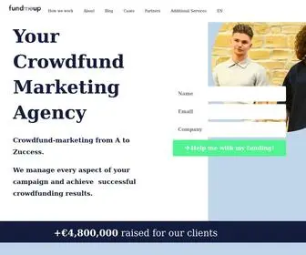 Fundmeup.com(Experts in community) Screenshot