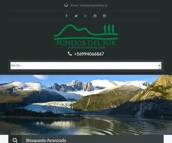 Fundosdelsur.cl(Fundos del Sur) Screenshot