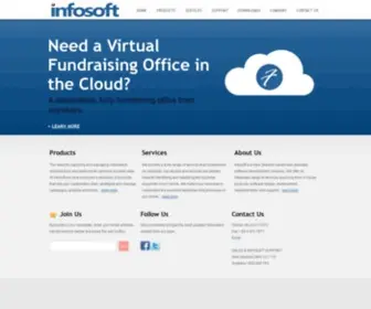 Fundraiserpro.com(Infosoft Professional Cloud Non Profit Software) Screenshot