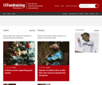 Fundraising.co.uk(News, ideas and inspiration for professional charity fundraisers) Screenshot