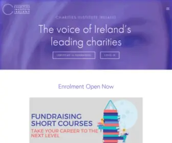 Fundraisingireland.ie(Charities Institute Ireland) Screenshot