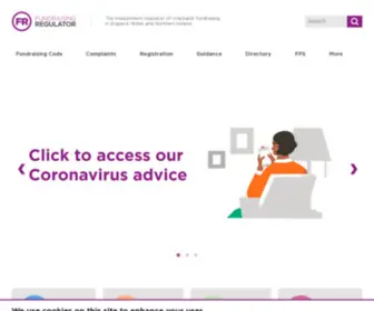 Fundraisingregulator.org.uk(Ethical fundraising) Screenshot