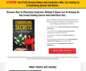 Fundraisingsecrets.org(FREE BOOK) Screenshot