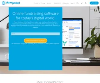 Fundraisingsoftware.org(Fundraising Software for NonProfit Donor Management by DonorPerfect) Screenshot