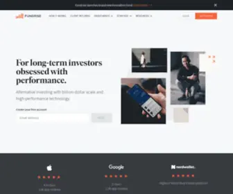 Fundrise.com(Fundrise is a real estate crowdfunding and investment platform. Fundrise) Screenshot