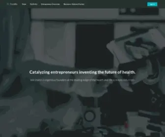 Fundrx.com(Healthcare and Life Science Venture Capital) Screenshot
