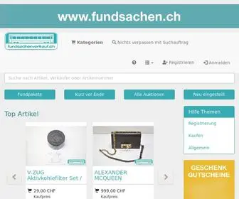 Fundsachen.ch(Fundsachen Schweiz) Screenshot