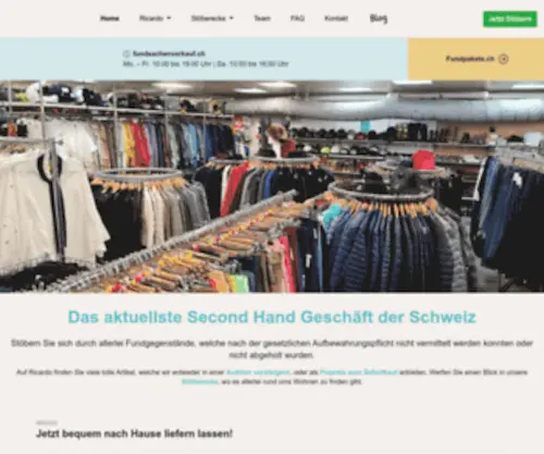 Fundsachenverkauf.ch(Fundsachenverkauf) Screenshot