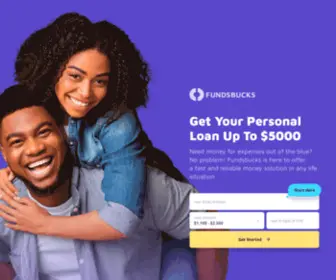 Fundsbucks.com(Get Your Personal Loan Up To $5000) Screenshot