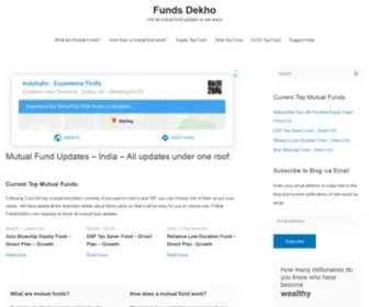 Fundsdekho.com(Mutual Fund Updates) Screenshot