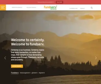 Fundserv.com(Fundserv – Welcome) Screenshot