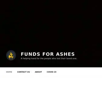 Fundsforashes.com(Funds For Ashes) Screenshot