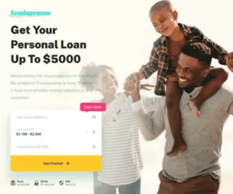 Fundspromo.com(Get Your Personal Loan Up To $5000) Screenshot