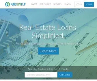 Fundthatflip.com(Fund That Flip) Screenshot