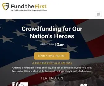 Fundthefirst.com(Fund the First) Screenshot