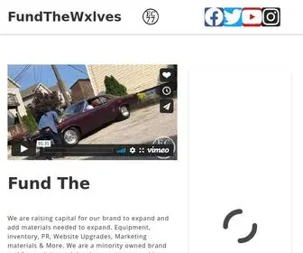 FundthewXlves.com(Invest in The EC77 Brand) Screenshot