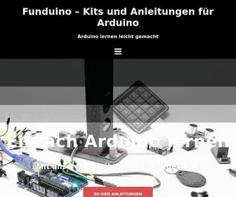 Funduino.de(Anleitungen) Screenshot