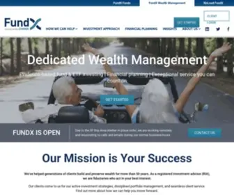 Fundx.com(FundX Investment Group) Screenshot