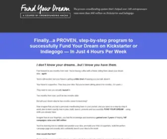 Fundyourdream.com(Fund Your Dream) Screenshot