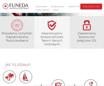 Funeda.pl(Pożyczka na raty w Funeda) Screenshot