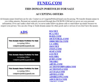 Funeg.com(Sell/Buy/Trade/Barter/Swap/Rent) Screenshot