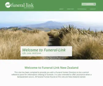 Funeral-Link.co.nz(Funeral-Link Locally Owned Funeral Directors) Screenshot