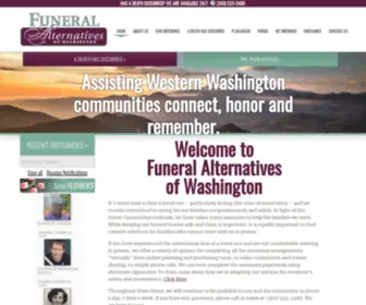 Funeralalternatives.org(Funeral Homes & Cremation Services) Screenshot