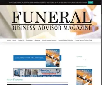 Funeralbusinessadvisor.com(Funeral Business Advisor magazine) Screenshot