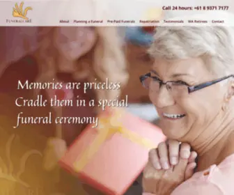 Funeralcare.com.au(Funeral Home Company) Screenshot