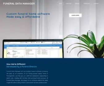 Funeraldatamanager.com(Funeral Data Manager) Screenshot
