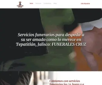 Funerales-Cruz.com(En FUNERALES CRUZ brindamos servicios funerarios) Screenshot