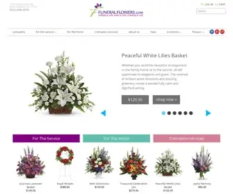 Funeralflowers.com(Sympathy Flowers) Screenshot