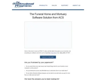 Funeralhomesoftware.info(Funeral Home and Mortuary Management Software) Screenshot