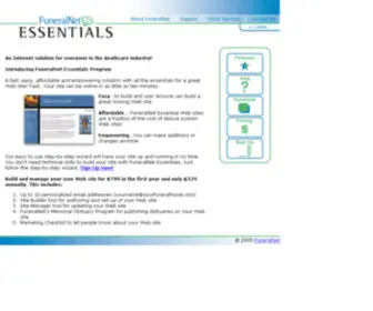 Funeralnetessentials.com(FuneralNet Essentials) Screenshot