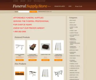 FuneralsupplyStore.com(Affordable funeral supplies from the) Screenshot