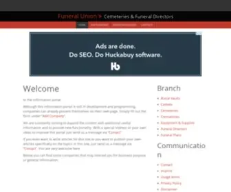 Funeralunion.org(Funeral Union) Screenshot
