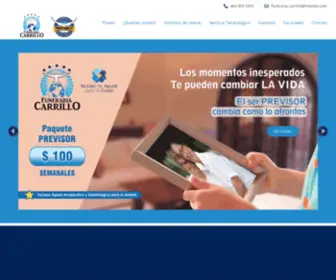 Funerariacarrillo.com.mx(Funeraria Carrillo) Screenshot