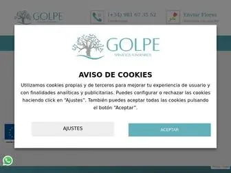 Funerariagolpe.com(▷ Tanatorios Coruña) Screenshot