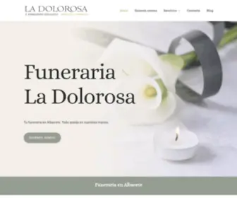 Funerarialadolorosa.com(Funeraria La Dolorosa) Screenshot