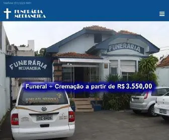 Funerariamedianeirapoa.com.br(Funerária) Screenshot