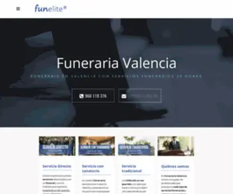 Funerariavalencia.es(FUNERARIA VALENCIA) Screenshot