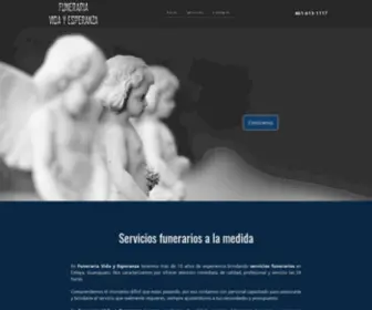 Funerariavidayesperanza.com(Servicios Funerarios) Screenshot