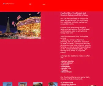 Funfairgames.net(The Premier Funfair Hire Company) Screenshot