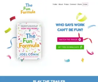 Funformulabook.com(The Fun Formula) Screenshot