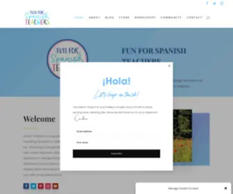 Funforspanishteachers.blogspot.com(Fun for Spanish Teachers) Screenshot