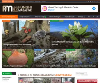 Funghimagazine.it(Il blog numero 1 sui funghi) Screenshot