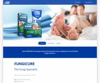 Fungicure.com(Each FUNGICURE brand anti) Screenshot